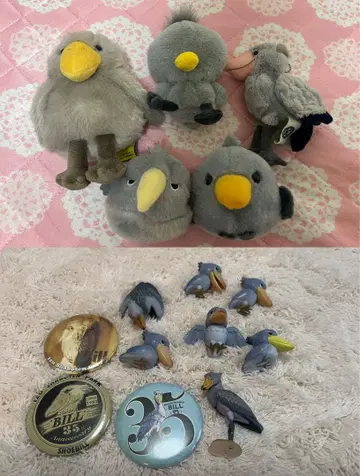 하십비로코우 봉제 인형 캔뱃지 세트