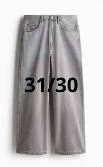 완판템 H&M 슈퍼 배기 데님 31/30