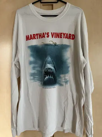 JAWS 긴팔 T셔츠