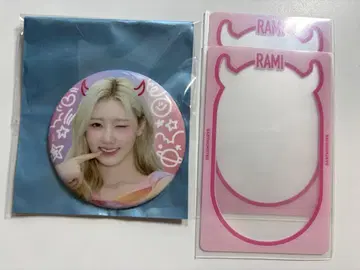 BABYMONSTER 베비몬 라미 캔뱃지 클리어 카드