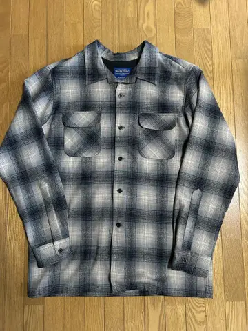 Pendleton 보드 셔츠 L 옴브레 텐더 로인