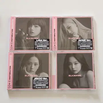 BLACKPINK KILL THIS LOVE JP Ver. 4장 세트
