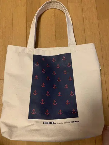 FIDELITY 캔버스 토트백
