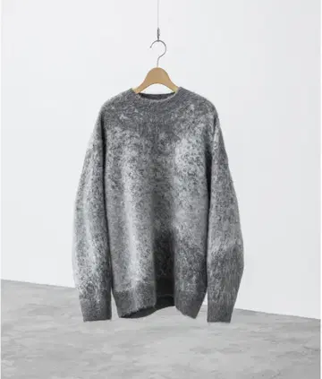 WYM MOHAIR BLEND JACQUARD SHAGGY KNIT