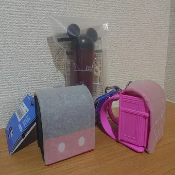 도쿄 디즈니랜드 키링 팝콘 집게 미사용 새상품