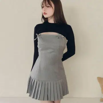 andmary Karen knit dress 그레이