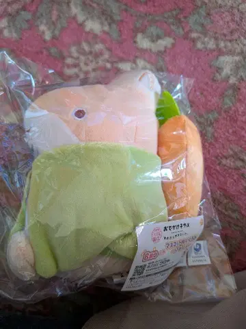 오렌지와 그린 동물 봉제 인형