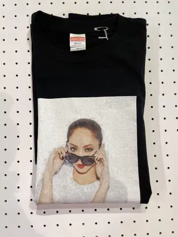 아무로 나미에 블랙 XXL T셔츠 새상품