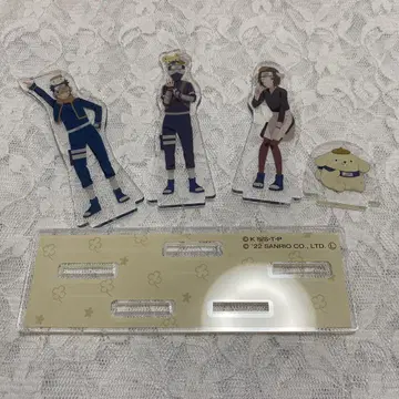 NARUTO 산리오 아크릴 스탠드 미나토반 오비토 카카시 린 받침대 포함