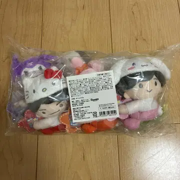 나니와단시 산리오 로손 콜라보 마스코트 7체 세트
