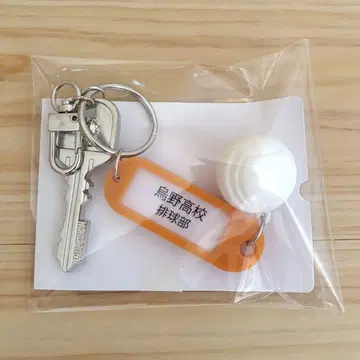 하이큐 트레이딩 고교명 포함 열쇠고리 카라스노 고교