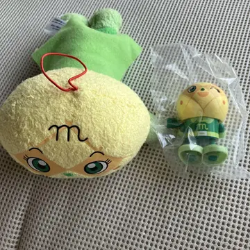 멜론빵나 봉제 인형과  호빵맨 7 미사용 멜론빵나 1개
