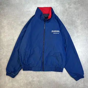 VINTAGE USPS 블루 나일론 자켓 L 사이즈 USA제 기업계