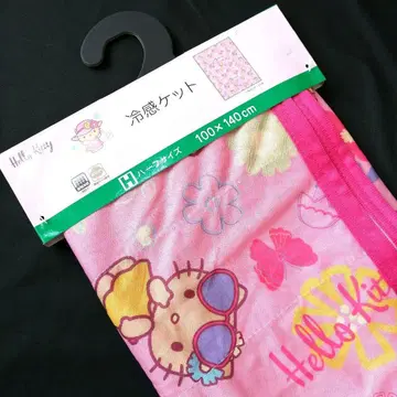 산리오 헬로키티 일광화상 냉감 케트 하프 사이즈 핑크