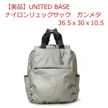 [ 새상품급 ] UNITED BASE 나일론 럭색 건메탈