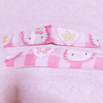 새상품 초레어 체리 키티 헬로키티 커튼 태슬 2개 당시물