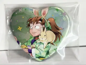 닌타마 란타로 in 난자타운 달걀 찾기 편 하트형 캔뱃지 젠포지 잇사쿠