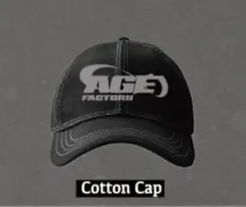 Age Factory 코튼 캡 cap