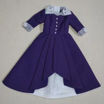 [ 중고 ] 리틀팩토리 27cm 사이즈? 보라색 옷 갈아입기 드레스
