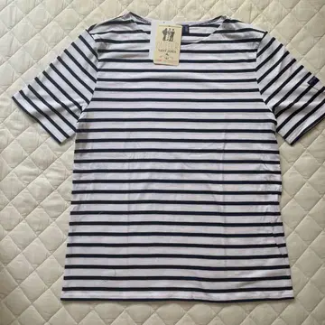 SAINT JAMES 택 포함 새상품 피리아크 네이비/화이트 스트라이프