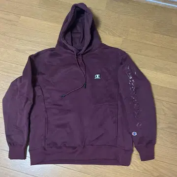 새상품급 챔피온 후드티 M 사이즈 버건디 적자색
