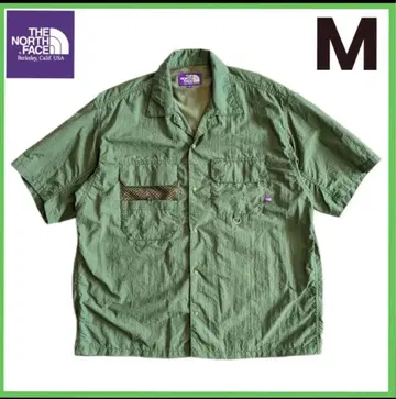 THE NORTH FACE 반팔 셔츠 M 올리브 그린