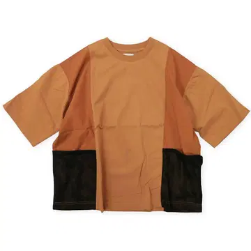 AL211322 5/S MULTI POCKET TEE 47BROWN