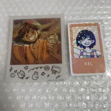 OMORI 카페 켈 홀로그램 카드 특전 클리어 카드