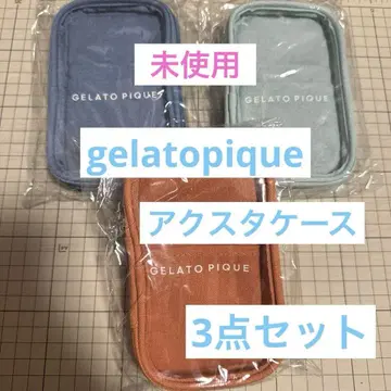 gelatopique 젤라피케 아크릴 스탠드 케이스 오렌지 그린 블루