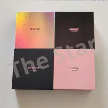BLACKPINK THE ALBUM 4종 세트 트레이딩 카드 포함