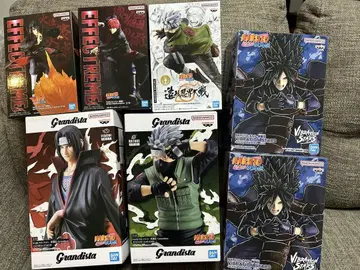 NARUTO 피규어 7체 세트 이타치 2, 카카시 2, 마다라 2, 전갈