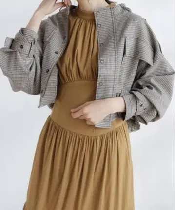 LADYMADE/밀리터리 숏 자켓