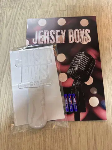JERSEY BOYS 응원봉 팜플렛