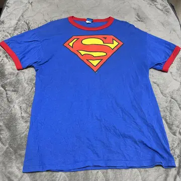 SUPERMAN 슈퍼맨 링거 T셔츠 XL