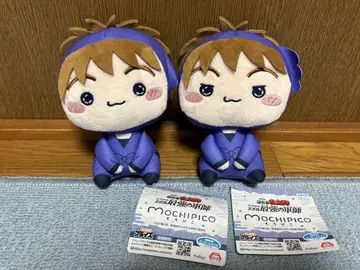 닌타마 란타로 모찌피코 봉제 인형 하치야 사부로 후와 라이조 2종 세트