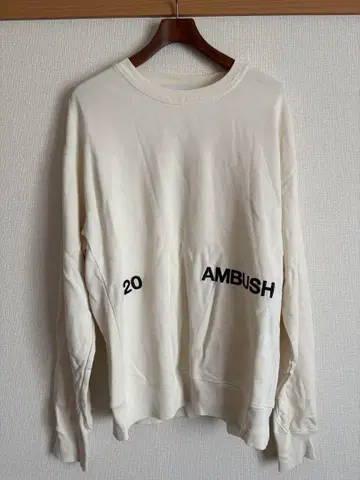 앰부쉬 CREW NECK SWEATSHIRT 베이지 M 사이즈