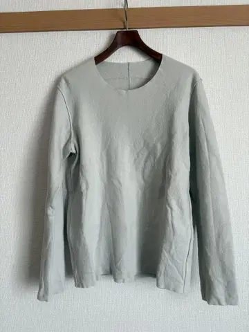 ATTACHMENT 울 100% 롱 슬리브 티셔츠