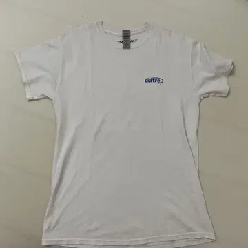 ciatre 로고 화이트 T셔츠