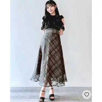 NOMAE 바이컬러 리본 도킹 원피스
