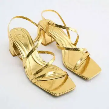 ZARA 샌들 골드