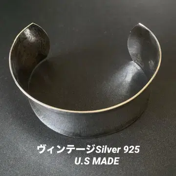 빈티지 실버 925 뱅글 US제 올드 재고