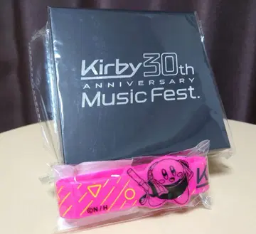 새상품 커비 30주년 기념 페스티벌 오리지널 핀즈 세트 & 러버 밴드