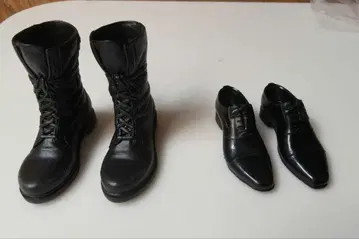 블랙 1/6 신발 DAMTOYS easy&simple 피규어