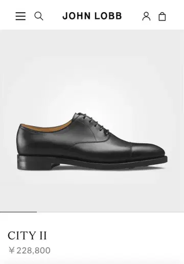 새상품 존 롭 시티 2 john lobb city