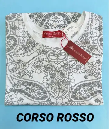 [ 택 포함 새상품 ] CORSO ROSSO 반팔 디자인 T셔츠 비슈 L