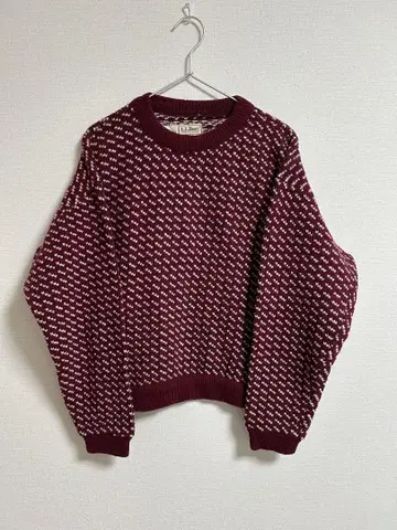 70s L.L.Bean 스웨터 바즈 아이