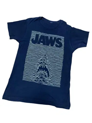 JAWS Joy Division 조이 비전 패러디 T셔츠 S