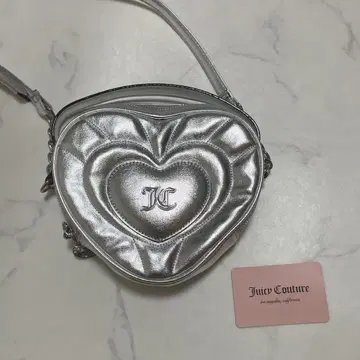 juicy couture 숄더백 실버