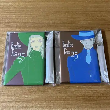 Paradise Kiss 파라키스 스퀘어 캔뱃지 보라색 조지 세트 2