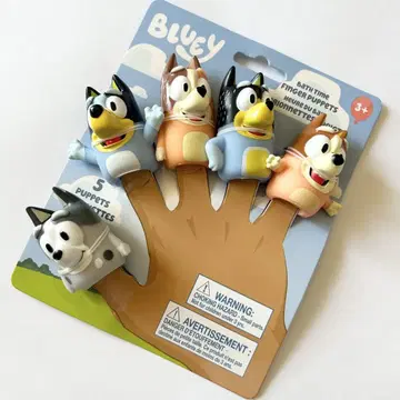 Bluey 블루이 손가락 인형 핑거 퍼펫 5개 세트